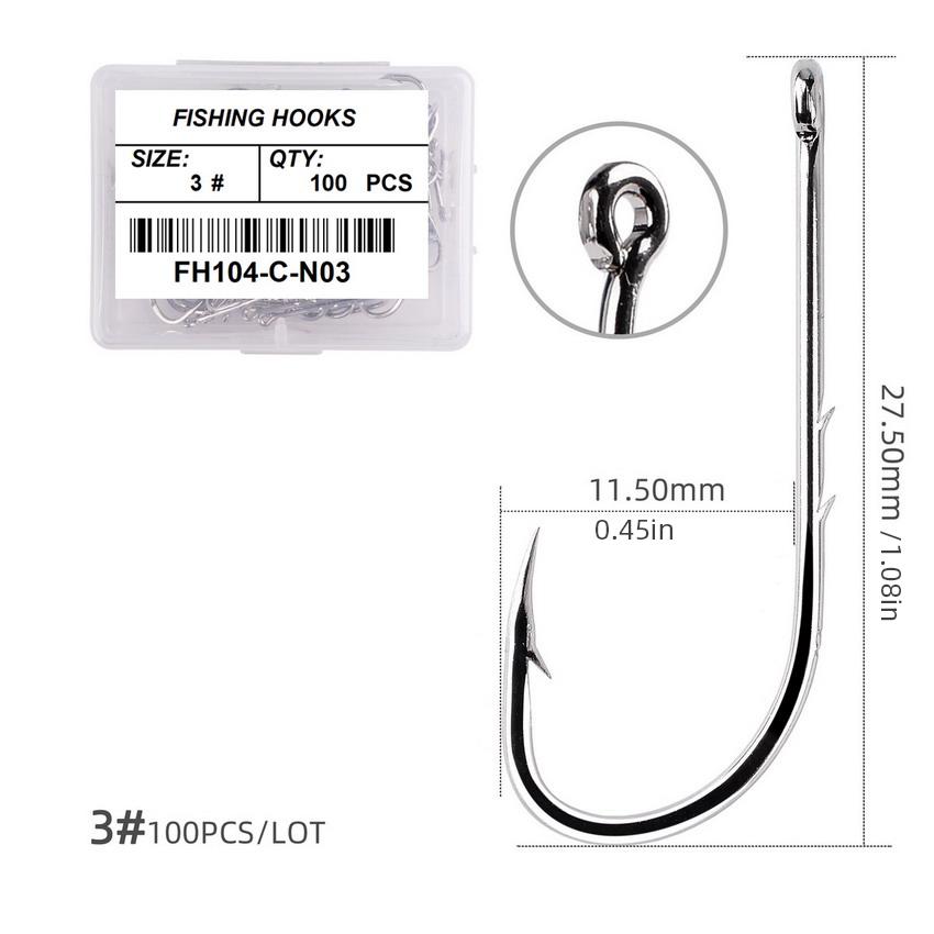 1#-12# Fishing Hooks Sea Barbed Fishing Lures Shank Beak Live Bait Holder Carp Fishing Jig Worm Hooks Accessories Tackle Quality