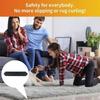 Corner Pad Non-slip Carpet Stickers Anti Curling Grip Stoppers Carpet Tape Reusable Washable Rug Mat Grip Home Decor