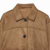 European and American style, new women's clothing, fashionable, casual single-breasted loose coat 1228416