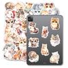50 Watercolor Cat Stickers Cute Cartoon Cute Pet Cat Stickers Laptop Decoration