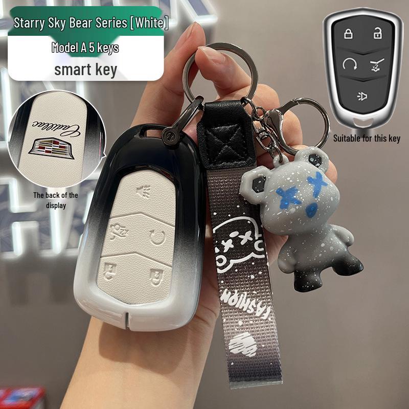 

Premium Key Case for Cadillac: XT6, XT5, CT5, XT4, CT6, ATSL, XTS - Unisex Design