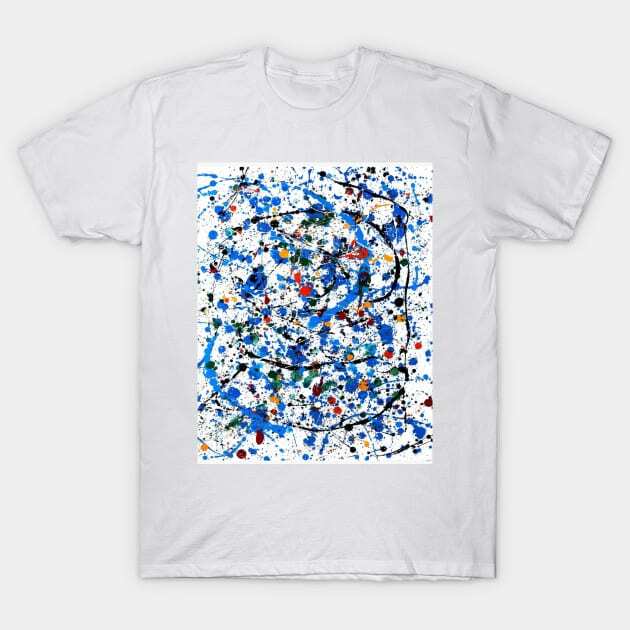 Jackson Pollock abstract pattern design Jackson Pollock art TShirt S5XL Fas Unisex T-Shirt L