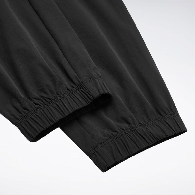 Reebok Solid Color Comfortable Versatile Lace-Up Sports Casual Pants Men bottoms Black 23RCS609M001