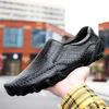 Octopus Soft Sole with Fashionable Design Loafer Handmade Comfortable Shoes Men's Unique Design Large Size Casual Leather Shoes