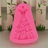 2Pcs Wedding Dress Silicone Mold Cake Decorating Tools Kitchen Baking Chocolate Candy Molds