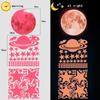 Glow In The Dark Moon And Star Wall Stickers For Kids Bedroom Living Room Decor Luminous Wall Decals Children's Room Wall Art Night Sky Stickers
