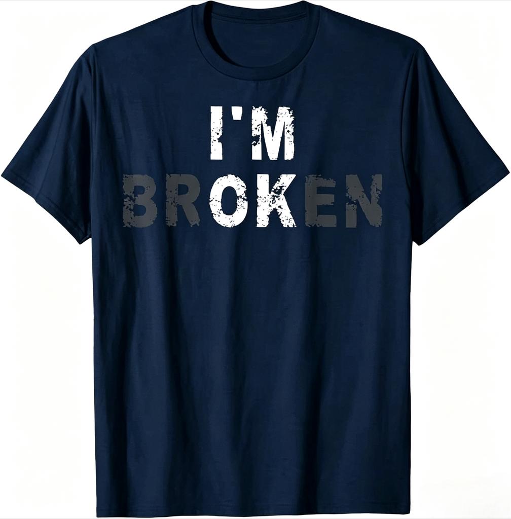 2026 New Im Ok Invisible Illness Unisextal Health Awareness Im Broken TShirt Custom Printed Graphic Tshirts Unisexs Camiseta Hombre