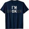2026 New Im Ok Invisible Illness Unisextal Health Awareness Im Broken TShirt Custom Printed Graphic Tshirts Unisexs Camiseta Hombre