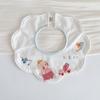 Cotton Yarn Baby Cotton Bibs Cartoon Baby Drooling Bibs Cute Saliva Towel  Neck Wear Accessories