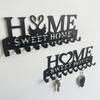 Black Metal Wall Mounted Key Holder Hooks With Cute Cartoon Patterns Perfect For Entryway Hallway Home Decor Storage Organizer