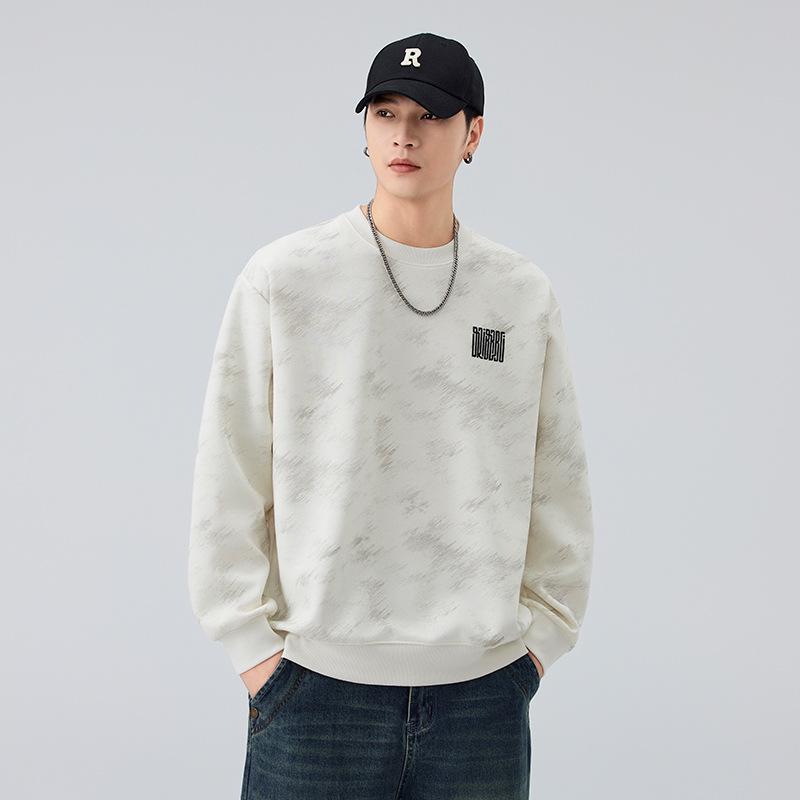 Men's Retro Cloud Heavyweight Hoodie: Trendy, Loose-Fit, Long-Sleeved, Perfect for Spring & Autumn