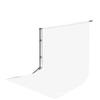 2x3 Meter Photography Background Stand with Black Light-Absorbing Cloth, Studio Props, and White Cloth for Shooting
