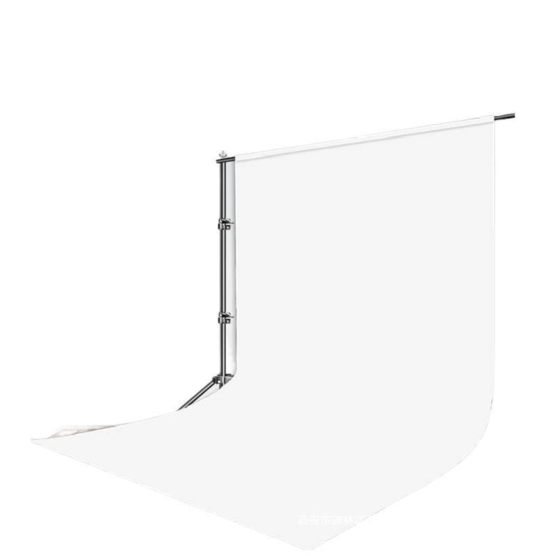 2x3 Meter Photography Background Stand with Black Light-Absorbing Cloth, Studio Props, and White Cloth for Shooting