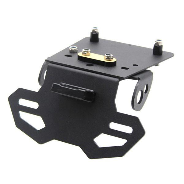 1 Pc Black Aluminum Alloy Motorcycle License Plate Holder for Honda
