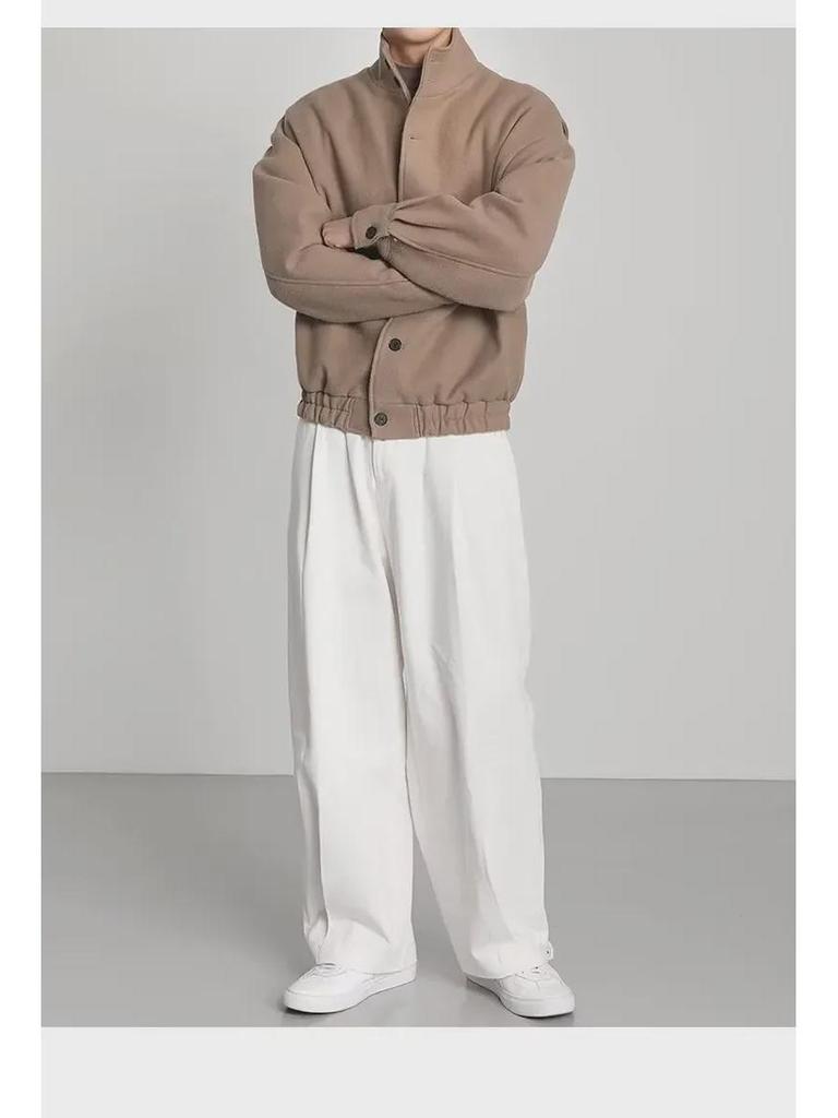 Men's 2024 Spring/Fall Fashionable Jacket: High Street Hong Kong, Japanese Harajuku, Korean Influences, Loose Fit.