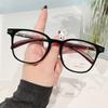 New Square Frame Retro Glasses Imitation Wood Grain Legs Fashionable Reader Style 8376