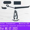 For MG GT  Car Interior Center Console Transparent TPU Protective Film Anti-scratch Repair Film