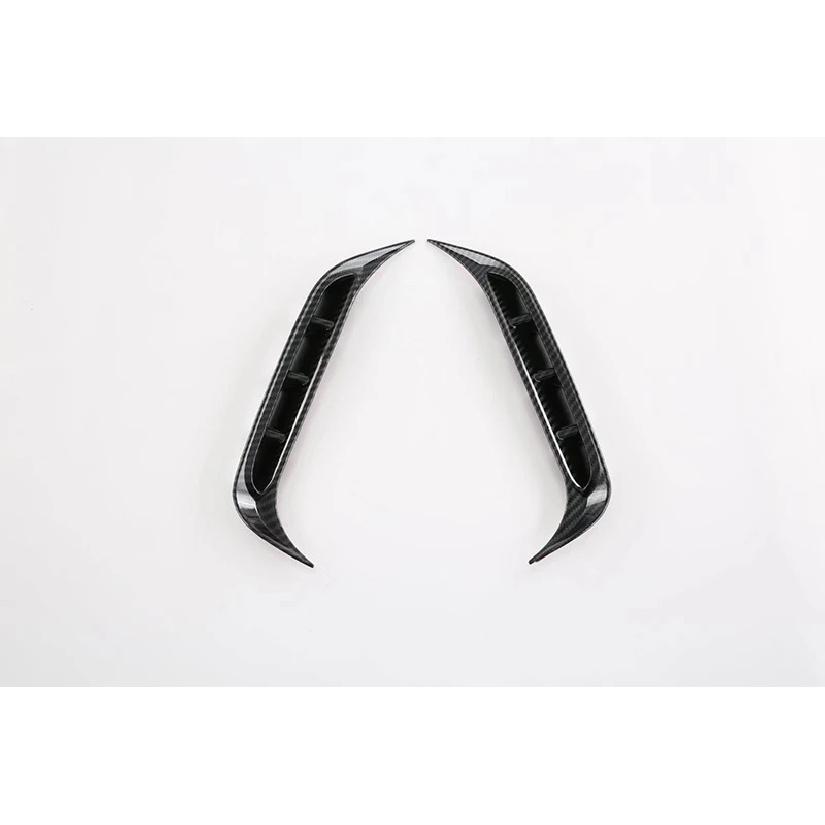 Korea version For Kia Sportage NQ5   Carbon Fiber Style Front Fog Light Lamp Cover Trim Molding Bezel Garnish