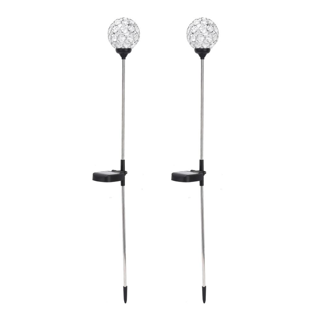Solar Garden Lights Outdoor LED Globe Lamp Color Changing IP65 Waterproof for Pathway Lawn
