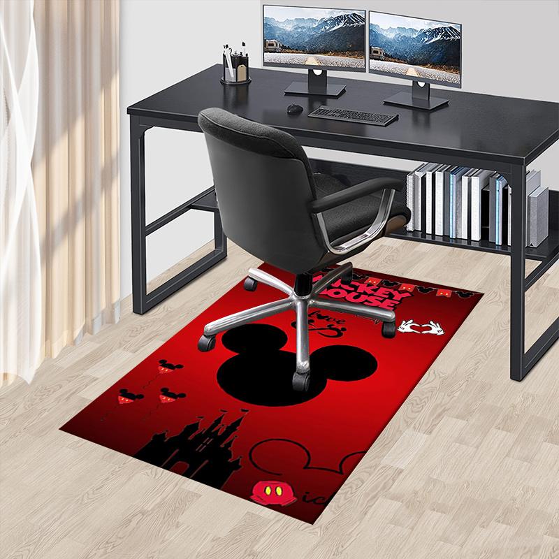

Office Rug Mickey Mouse, Love theme 3D Printed Anti-Slip Rug-Machine Washable for Living Room 60cm by 90cm