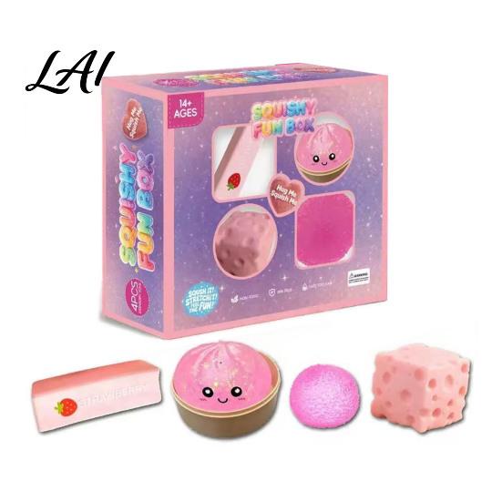 Squeeze Stress Ball 4/8Pcs Relief Toy Anxiety Reduction Sensory Soft Hand Exercise A