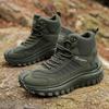 Men Plus Size 39-48 Outdoor Casual Work Boots, Comfort Thick Sole Trendy All Match Sports Hiking Shoes for Autumn Winter