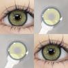 EYESHARE 1pair Lemon Gray Contact Lenses 14.0mm Korean Natural Brown Softlens Eye Contacts Cosmetics Pupils