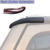 Hard Top Water Leak Seal Kit Water Rain Diverter Gutter Extension for Jeep Wrangler JK 2007-2018 Leak Fix Parts Car Accessories