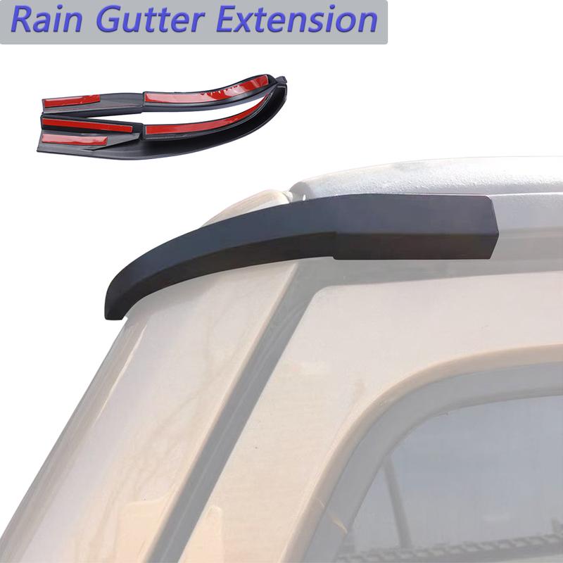 Hard Top Water Leak Seal Kit Water Rain Diverter Gutter Extension for Jeep Wrangler JK 2007-2018 Leak Fix Parts Car Accessories
