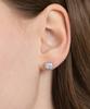 Tatiana Antique Oval Cubic Earrings Ec3324