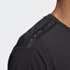 T Shirts Men's Black V Neck Moderate Straight Fit HE9940