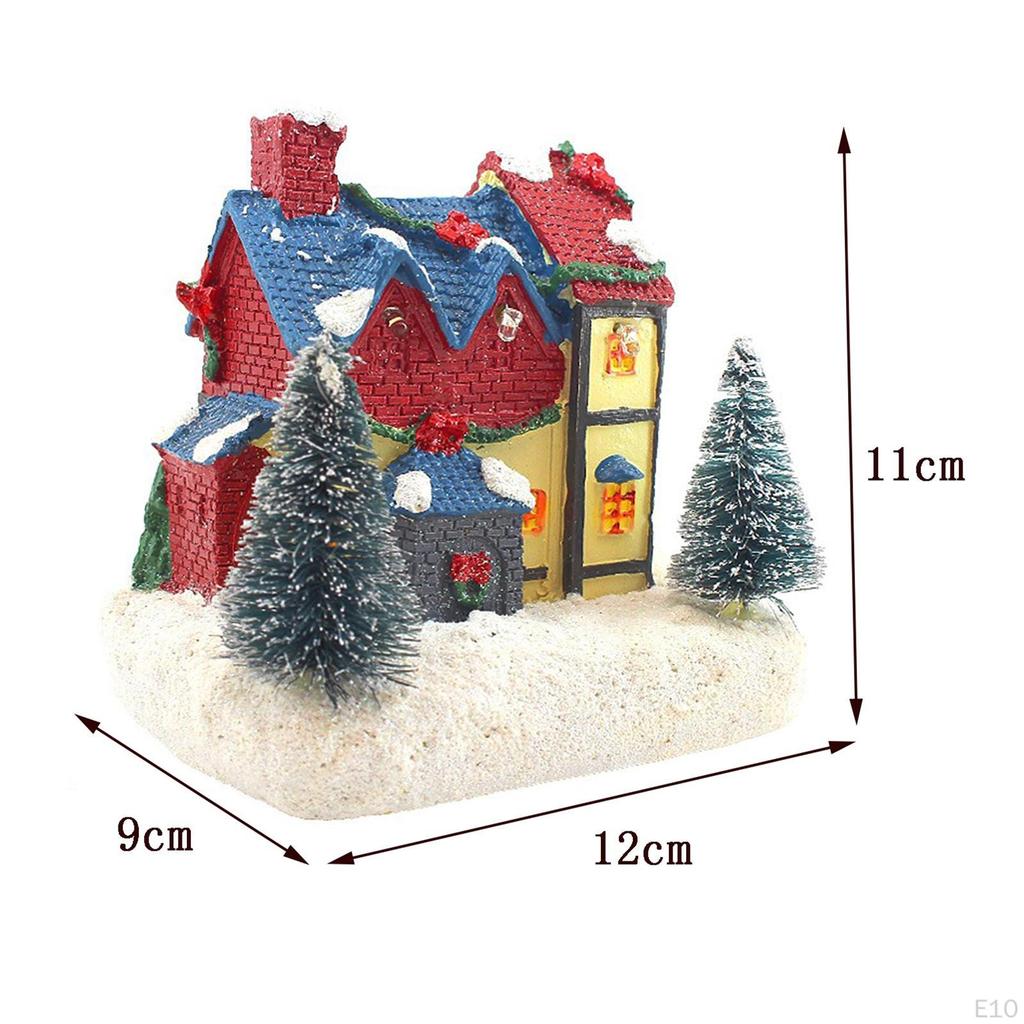 Room LED Snow Desktop Fairy Garden Snowy Decoration Collection