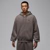 Jordan Brooklyn Zippered Hooded Fleece Drop Shoulder Long Sleeve Sweatshirt Men Sweatshirt IB7232-040