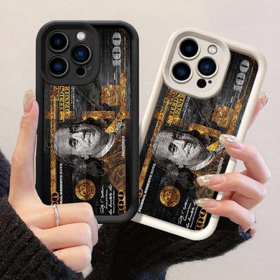 JT352 Money Art Black and Gold for iPhone 17 16 15 14 13 Pro Max Samsung S26 S25 Ultra A17 A07 A56 Xiaomi 15T Redmi 15c Note 14 13 Soft Case