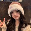 Thickened Knitted Beanie Hat Ear Protection Beret Hat Cute Fluffy Earmuffs  Autumn Winter
