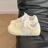 2025 neue Sommer Nische Moral Trainingsschuhe Damen Rundkopf Casual Vielseitig Student Atmungsaktiv Sport Flachboden Mesh Board Schuhe