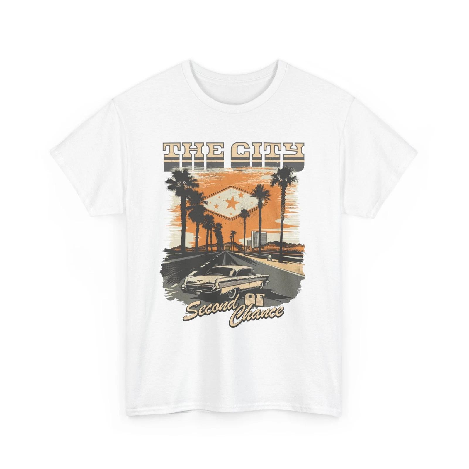 

City Skyline T-Shirt | The City Of Second Chances Las Vegas Shirt 4XL