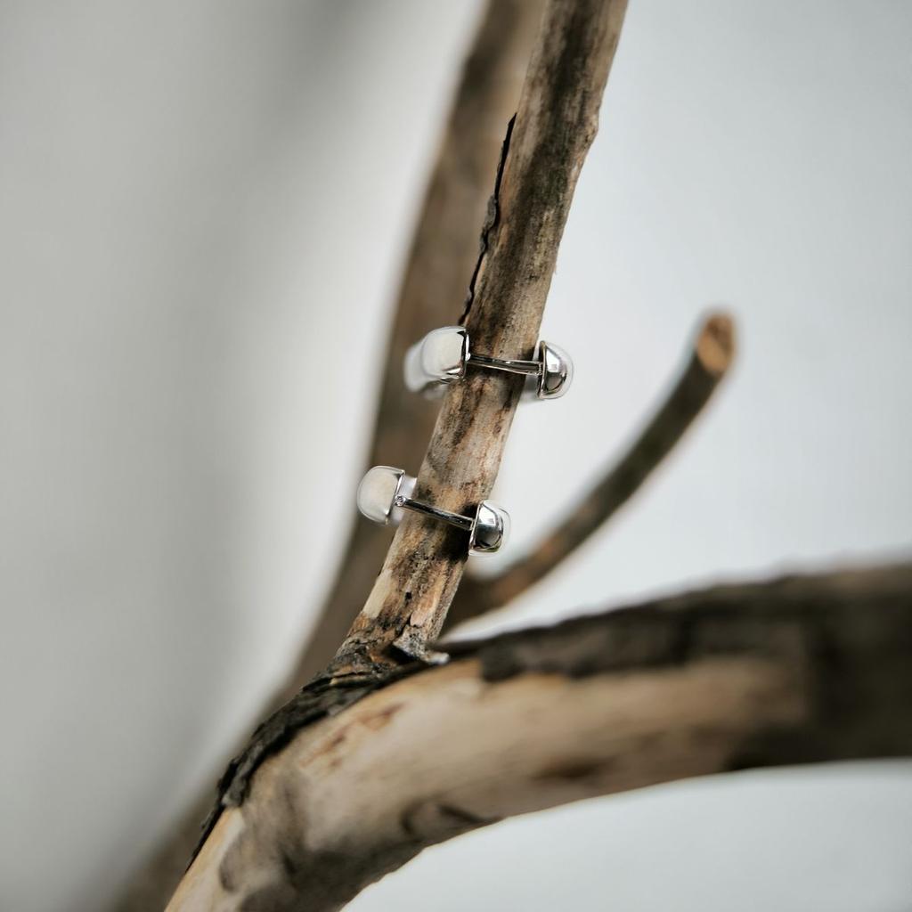 Silver Earrings Without Stones (2185840)