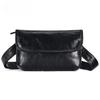 Street Trend Men's Shoulder Bag Leather Bag Men's Top Layer Cowhide Crossbody Bag Genuine Leather Casual Crossbody Bag Black Men's Bag