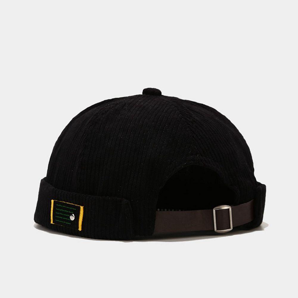 Tag Harajuku Style Corduroy Female Hat Letter Hat Korean Style Caps Men Beanies Watermelon Hat
