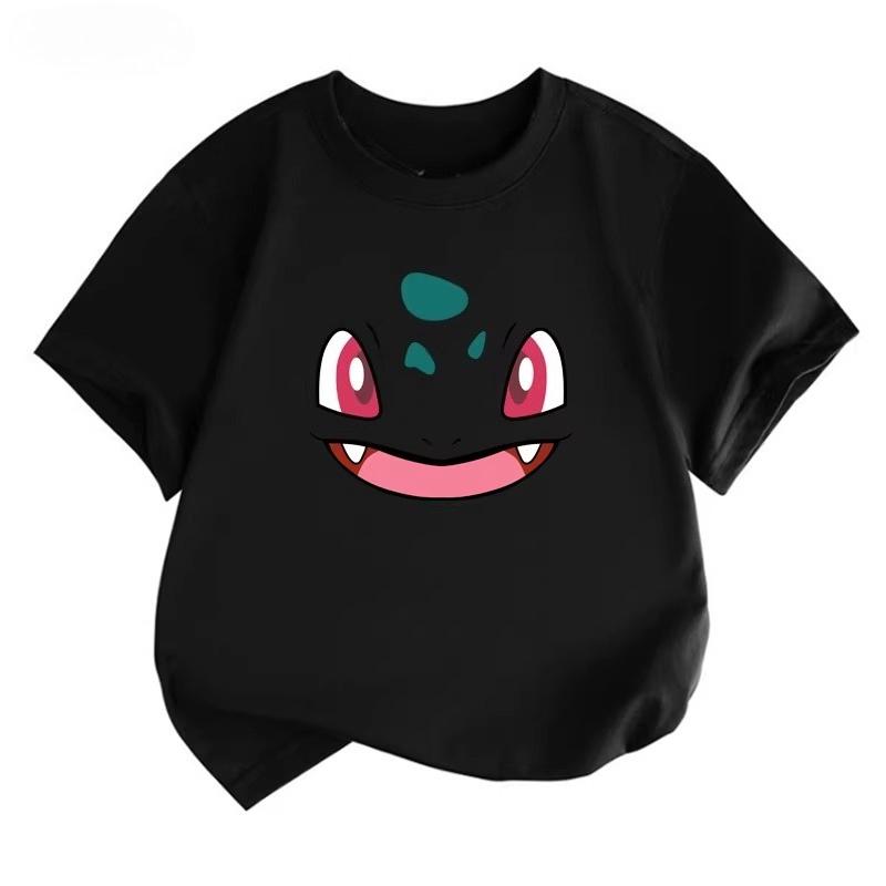 Potdemiel Summer New Pikachu Kids 100 Cotton TShirt Comfortable and Breathable Suitable for Boys and Girls