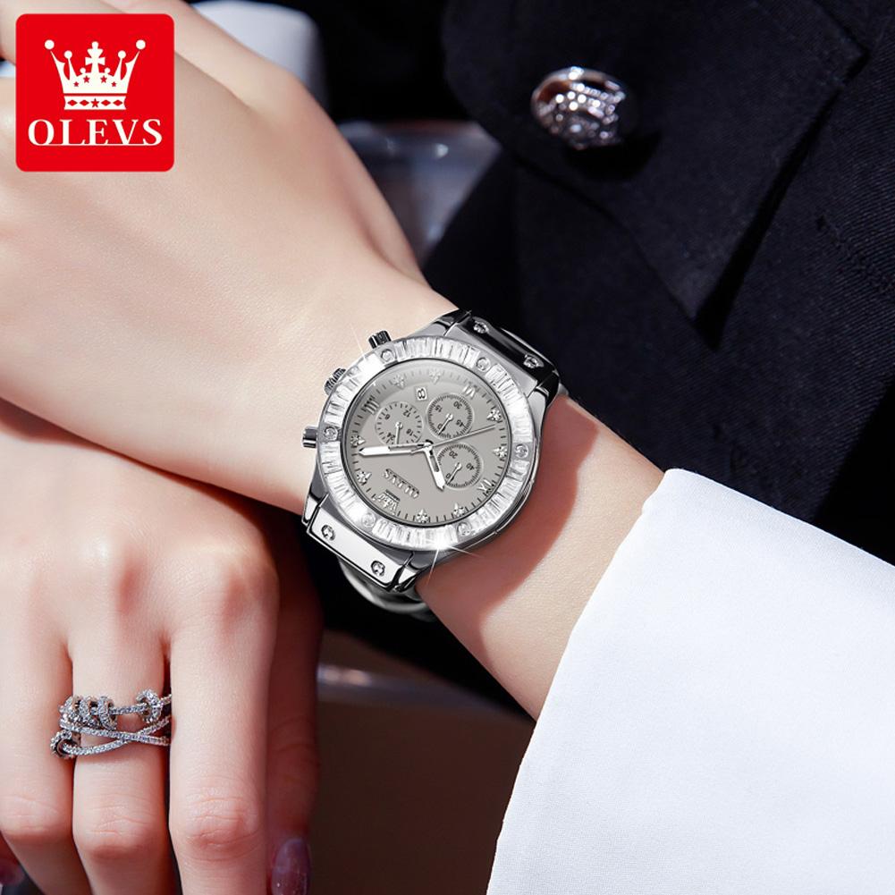 OLEVS Brand Watch Multifunctional Timing Quartz Watch Women's Watch Women's Watch 9978