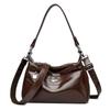 New Vintage Luxury Women's Bag Solid Color Fashionable Bags Shoulder Bags High Quality Oil Leather Tote Bags Wallet Bag