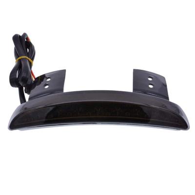 YIBO Motorcycle LED Stop Brake Tail Light with Smoke Lens for Sportster XL 883N, 1200N, XL1200V, and XL1200X Turn Signals (Smoke Lens)