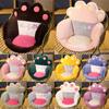 Cat Bear Paw Plush Seat Cushion Indoor Floor Stuffed Sofa Colorful Animal Decor Pillow Thick Stool Butt Office Cushion 2 Size