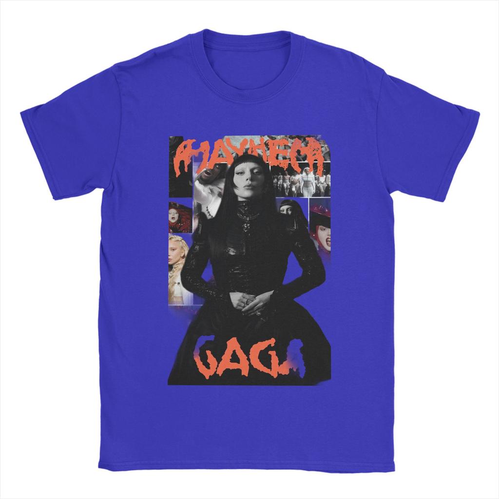 Lady Gaga T-Shirt for Men Women Mayhem Album Creative Pure Cotton Tees Crew Neck Short Sleeve T Shirts Birthday Present Clothes