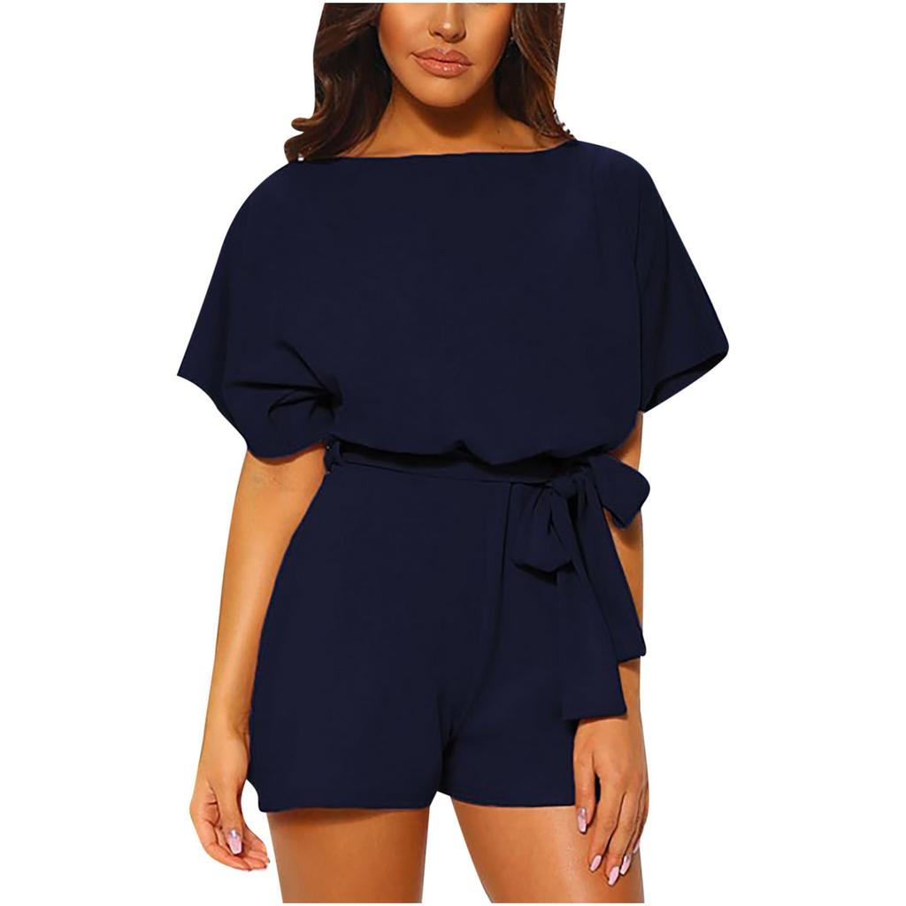Fashion Backless Casual Loose Jumpsuit 