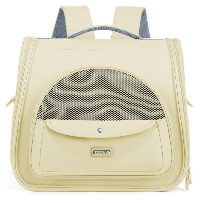 Pet Outdoor Foldable Cat Small and Medium Sized Dog Teddy Backpack Breathable Summer Travel Accessories