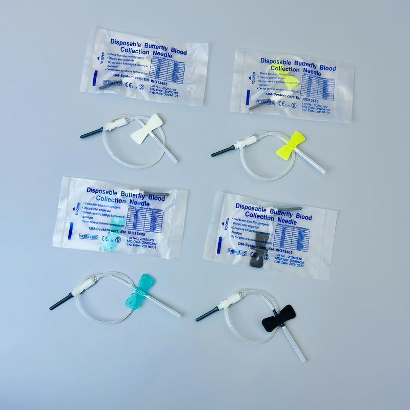100 pieces/batch, disposable double-wing butterfly blood lancet for pet care rooms, suitable for pet dogs and cats