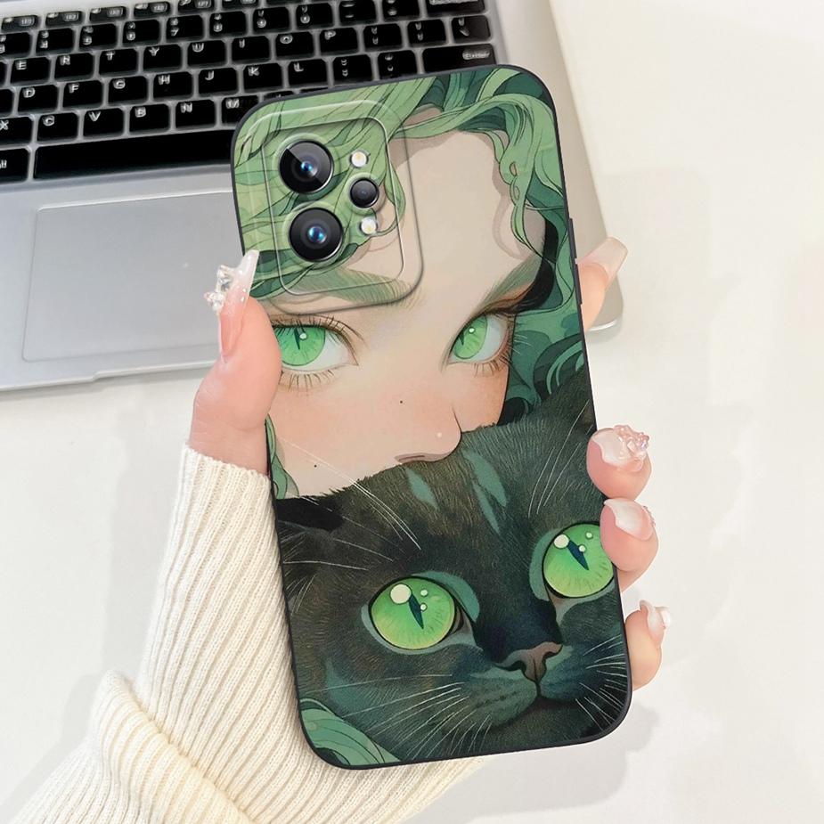 For Realme GT2 Pro Case RMX3301 Cute Fashion Cartoon Cover Shockproof Phone Case For Realme GT 2 Pro RealmeGT2 RMX3310 Soft Bags